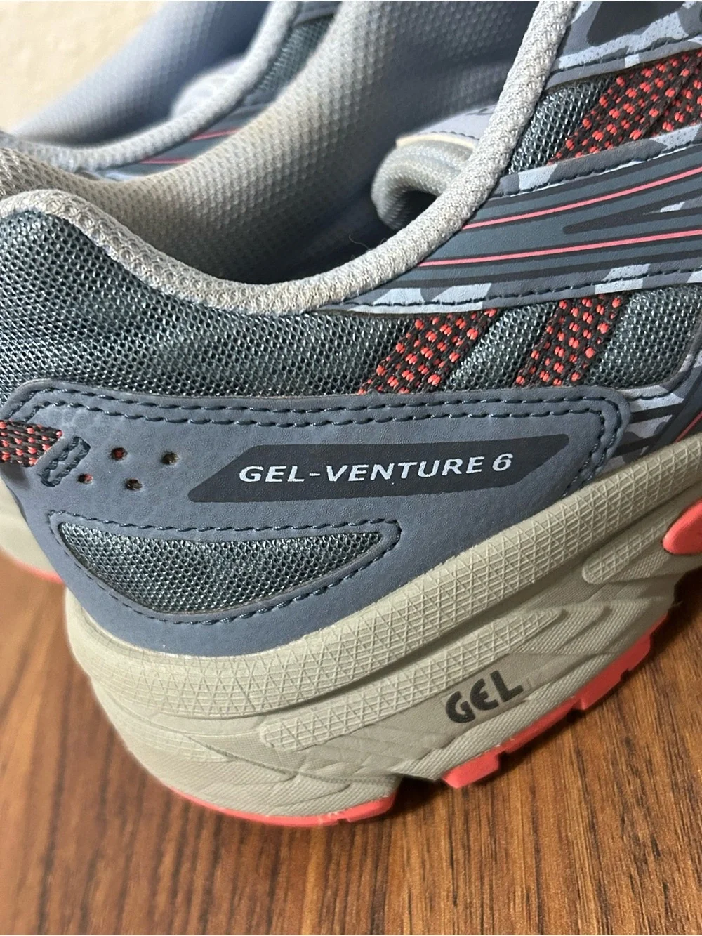 ASICS Gel-Venture 6 Women’s Running Shoes Size 8.5 Blue Grey Pink